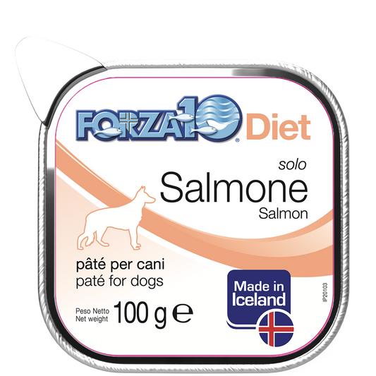 Forza10 Diet Solo Salmone 100g - Cibo Umido per Cani