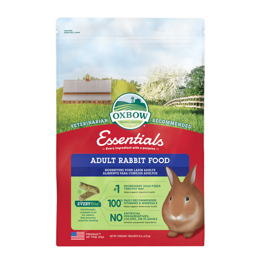 Oxbow Essentials Adult Rabbit Food 4,53kg - Alimento per Conigli Adulti