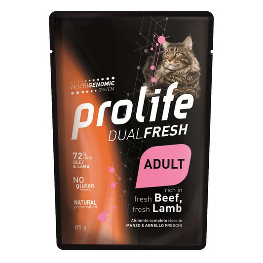 Prolife Adult DualFresh Manzo e Agnello 85 Gr