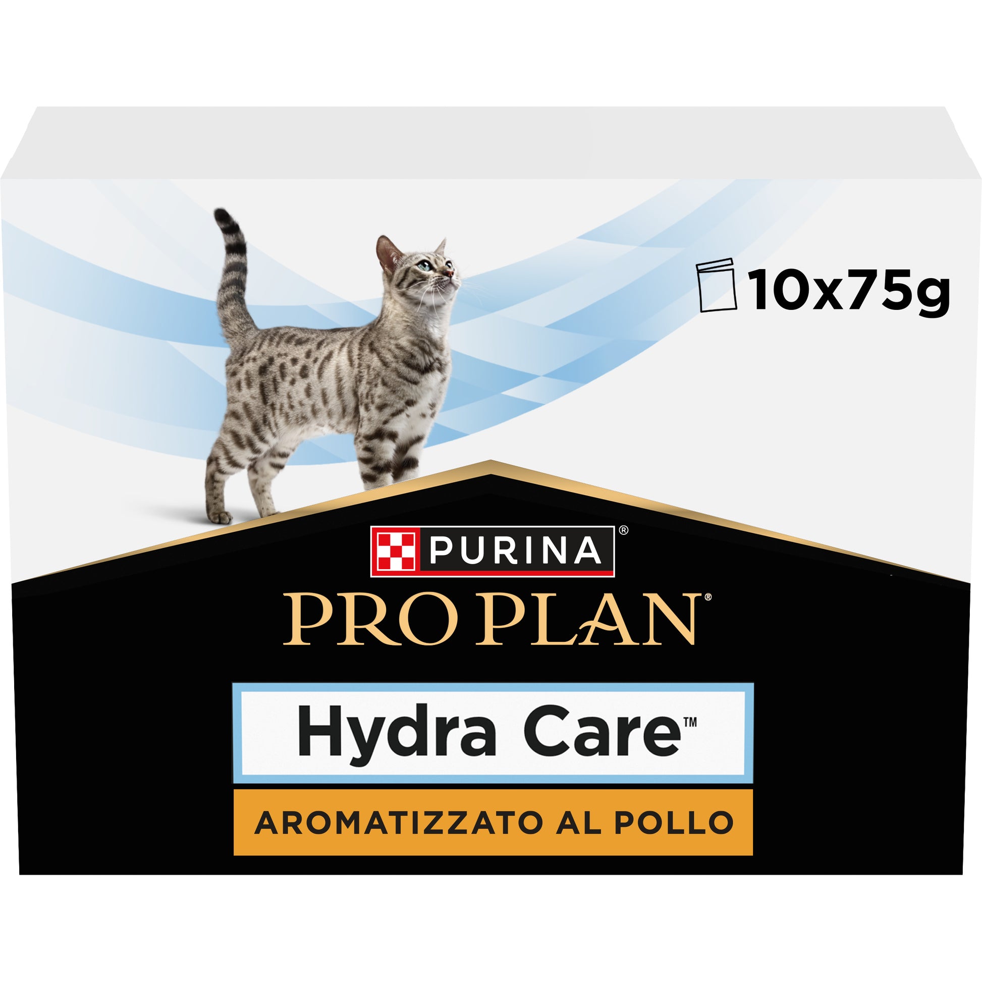 Alimento liquido Purina Pro Plan Hydra Care Pollo 10x75 g per gatti adulti