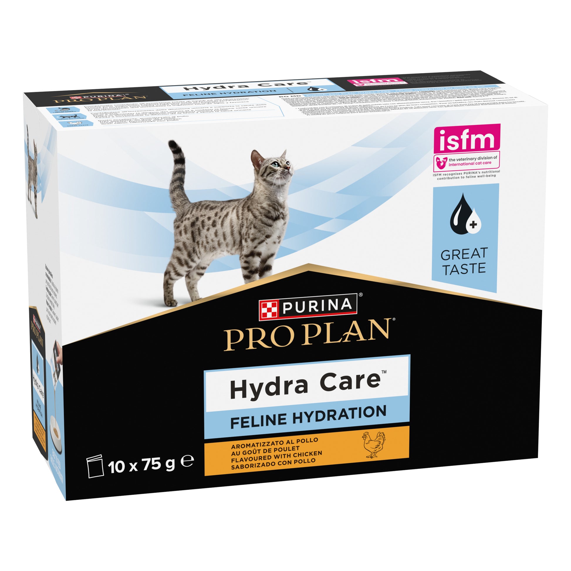 Alimento liquido Purina Pro Plan Hydra Care Pollo 10x75 g per gatti adulti