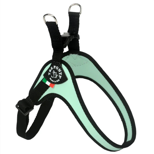 Tre Ponti Pettorina per Cani Easy Fit Sottopancia Regolabile Onyx - Menta XXL