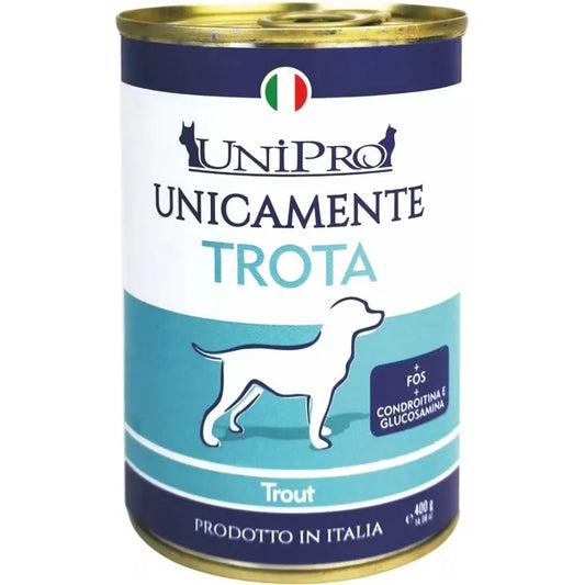 Unipro Unicamente Trota 400g - Cibo Umido per Cani