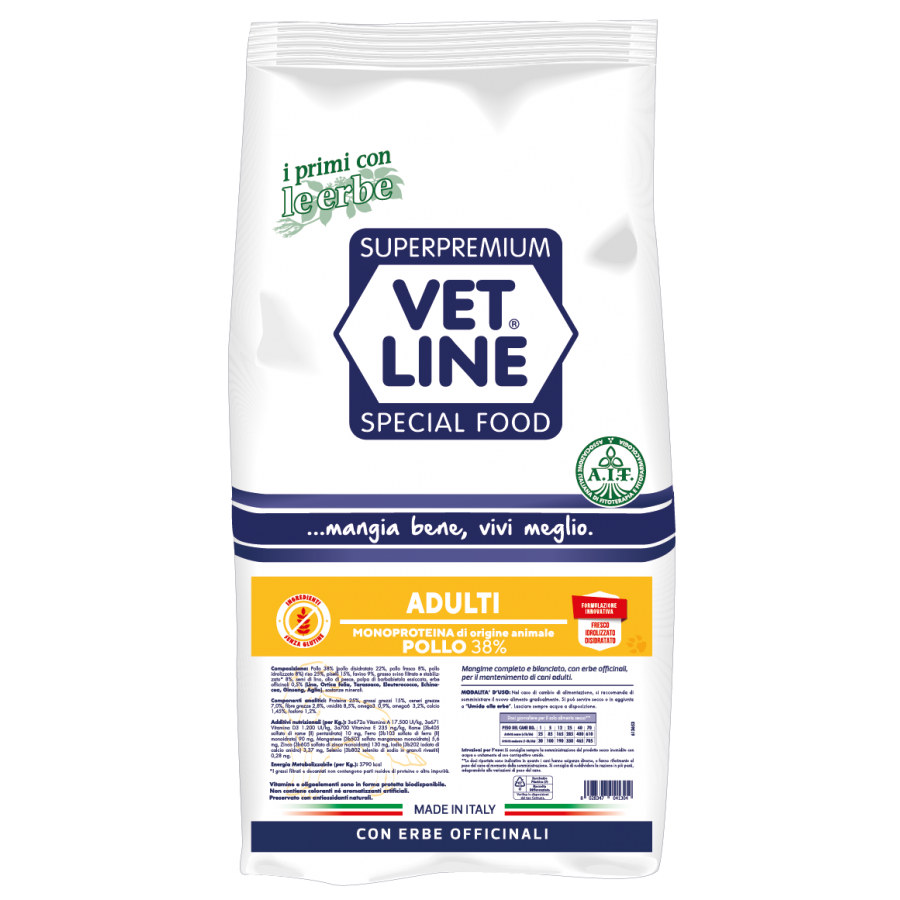 Vetline ADULTI POLLO 3KG