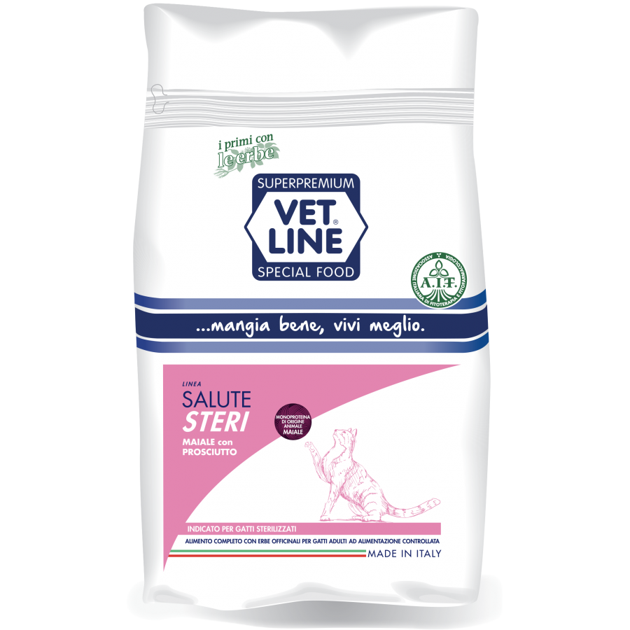 Vetline Salute STERI Maiale con Prosciutto 800g