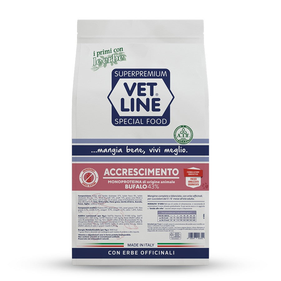 Vetline Accrescimento Bufalo 3kg