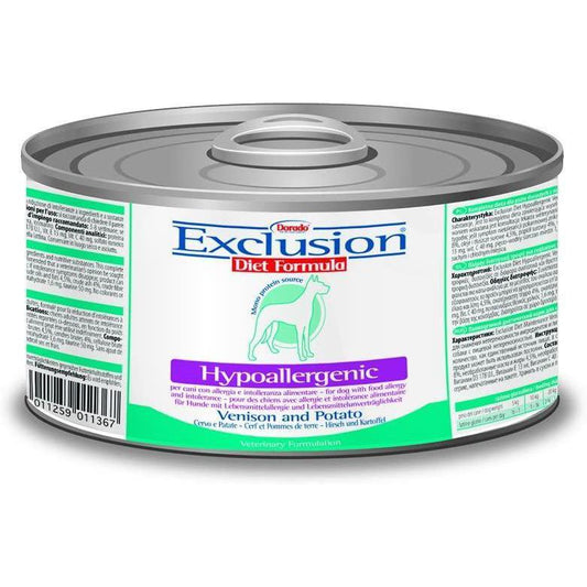 Exclusion Diet Hypoallergenic Cervo e Patata 200gr Alimento umido per Cani