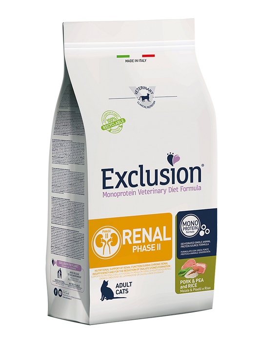 Exclusion Diet Renal Phase 2 Maiale Piselli e Riso 1,5kg