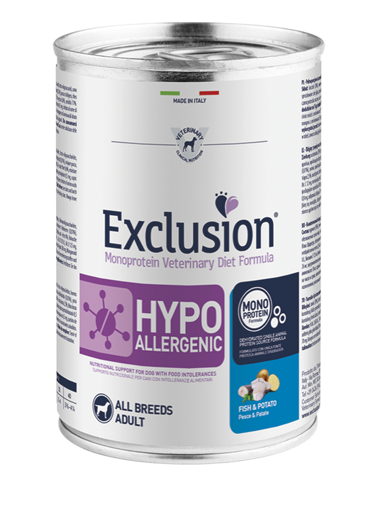 Exclusion Diet Hypoallergenic Pesce e Patata - 400gr