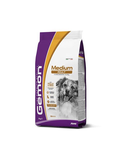 Gemon Mini Adult con Pollo e Riso 3 Kg