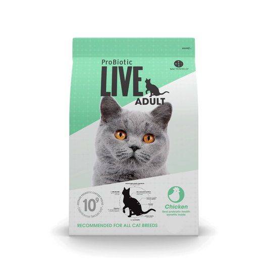 Live Cat ProBiotic Adult Chicken 2kg Crocchette per Gatto