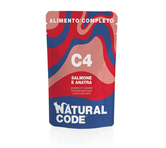Natural Code C4 Salmone e Anatra 70gr