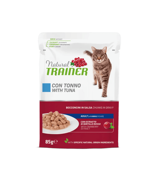 Natural Trainer Adult Tonno Umido Gatto Multipack 4x85 Gr