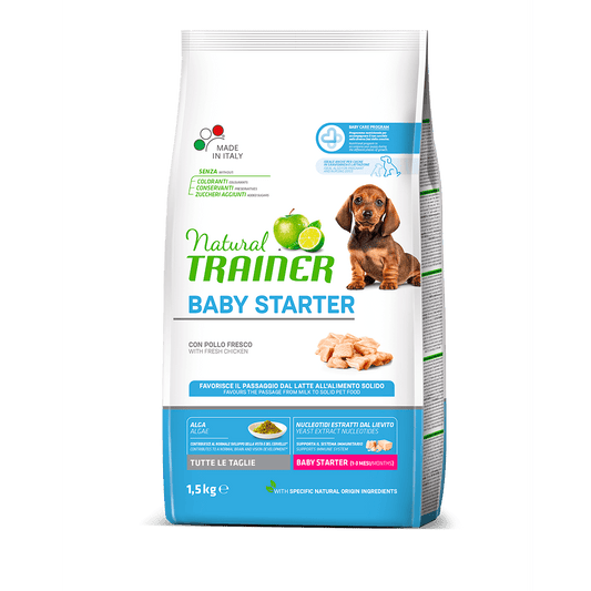 Natural Trainer Baby Starter All Size con Pollo fresco 1,5kg