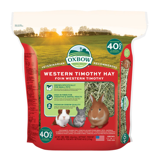 Oxbow Fieno di Fleolo Western Timothy Hay 1,13 Kg Per Conigli Cavie e Chinchillà