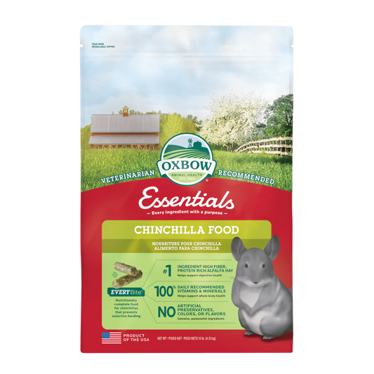 Oxbow Chinchillà Food 4,54 Kg Alimento per Chinchillà
