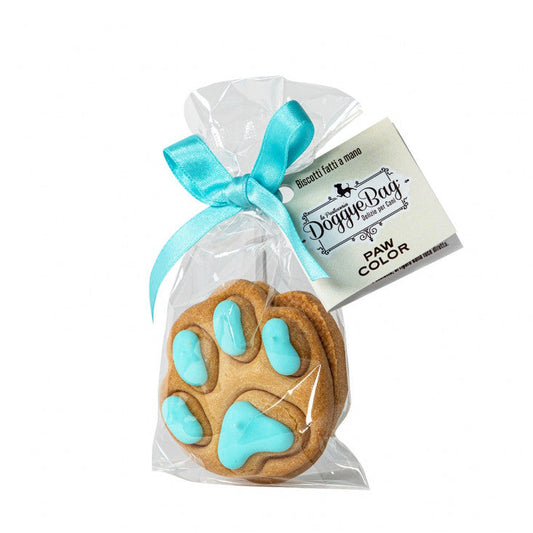 Biscotti per Cani - DoggyeBag Paw Color Azzurro