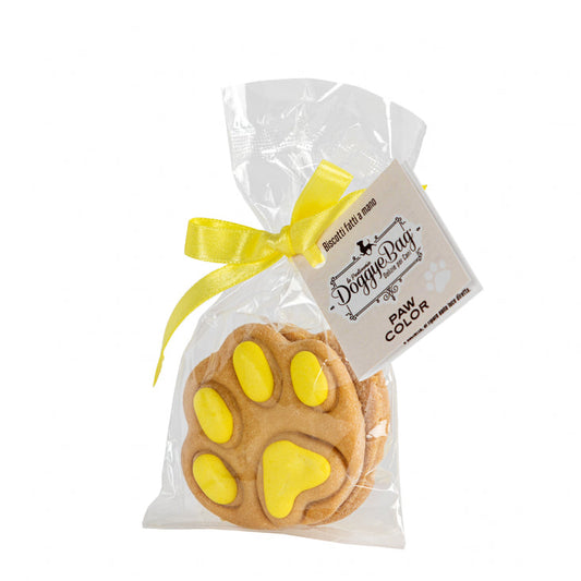 Biscotti per Cani - DoggyeBag Paw Color Giallo