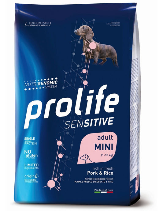 Prolife Sensitive Monoproteico Adult Mini Maiale e Riso 2kg
