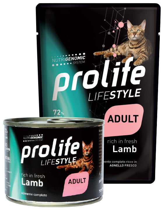 Prolife Adult Agnello 85gr Alimento umido per Gatti