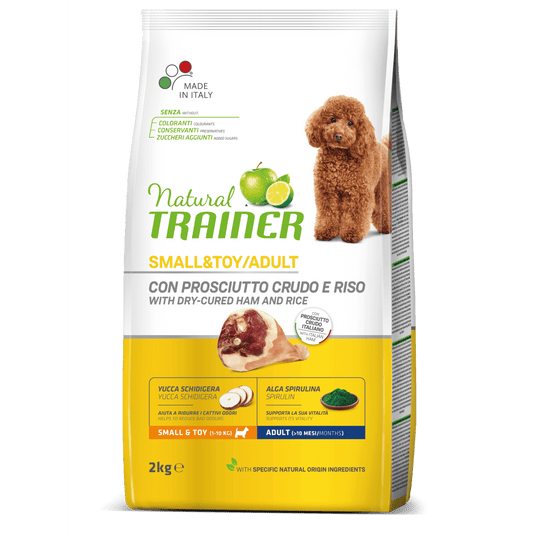 Trainer Natural Adult Mini con prosciutto crudo 7 Kg