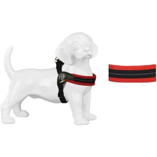 Tre Ponti Pettorina Easy Fit Sottopancia Regolabile Genesis Mesh mis.1,5 Rosso