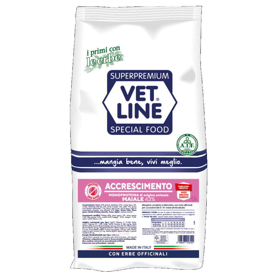 Vetline ACCRESCIMENTO MAIALE 3KG