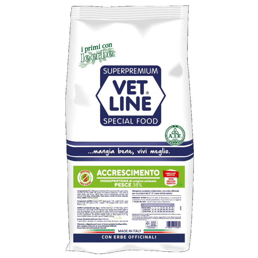 Vetline ACCRESCIMENTO PESCE 3KG