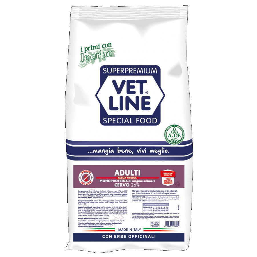 Vetline Adulti Cervo Taglia Piccola 3kg