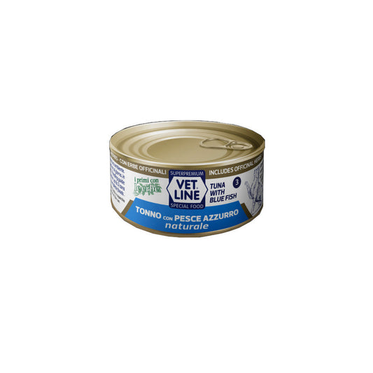 Vetline NATURALE TONNO E PESCE AZZURRO 70GR