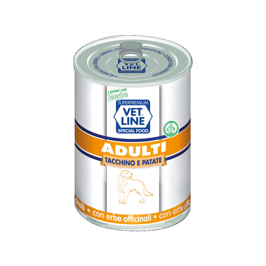 Vetline ADULTI TACCHINO E PATATE 400GR