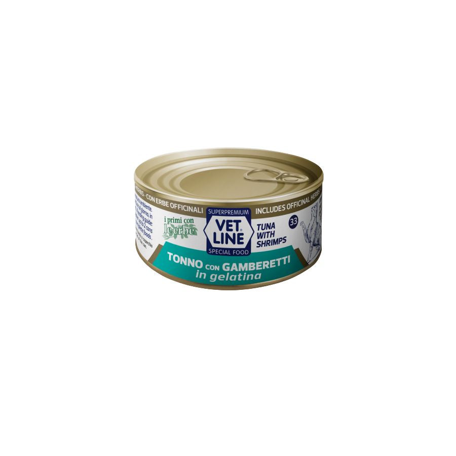 Vetline TONNO E GAMBERETTI IN GELATINA 70GR